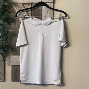BCG White Button Down Polo Shirt